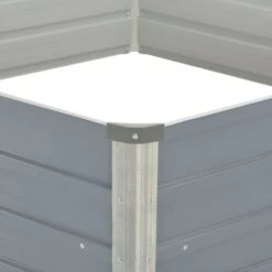 Jardinière 129 X 129 X 46 Cm Cm Acier Galvanisé Gris VidaXL 10 Jardinière 129 X 129 X 46 Cm Cm Acier Galvanisé Gris VidaXL -Outsunny Eda Magasin 5175526 4