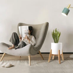 Support Pour Plant,Support à Fleurs En Bambou,Support De Pot De Fleur Réglable,Convient Aux Pots De Fleurs Intérieurs Et Extérieur Entre 20cm à 30cm. -Outsunny Eda Magasin 52650662 5