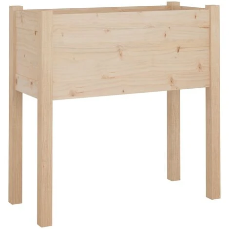Jardinière 70x31x70 Cm Bois De Pin Massif VidaXL 3 Jardinière 70x31x70 Cm Bois De Pin Massif VidaXL