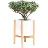 Kueatily Support De Plante, Support De Plante Réglable, Support De Pot De Plante En Bois, Cadre De Pot De Fleur En Bois, Étagère De Support De Plante En Pot D'Intérieur Et D'Extérieur -Outsunny Eda Magasin 54311223 1