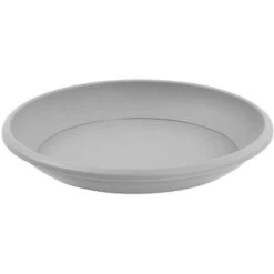 EDA Soucoupe Ø30 Cm Pour Pot De Fleur Marina Ø35 Cm - Gris Béton