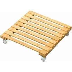 Pot De Fleurs Robuste Avec 4 Roulettes - Support Pour Pot De Fleurs - Support Pour Intérieur Ou Extérieur - 30