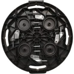 Support Sur Roulettes Pour Plantes Diamètre 40 Cm Noir 275 Kg VidaXL -Outsunny Eda Magasin 57912227 4