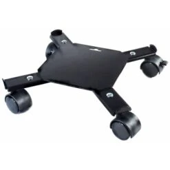 Support Roulant Réglable Pour Plantes 4 Bras Métal Noir Nature -Outsunny Eda Magasin 57913025 4