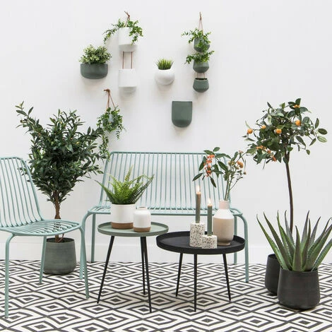 Pot Mural Oval Large Present Time Vert Ovale 4 Pot Mural Oval Large Present Time Vert Ovale – Image 2