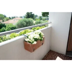 Louis Moulin Lot De 2 Supports Tout Reglable Pour Jardinière - 16 à 26 Cm - Acier époxy -Outsunny Eda Magasin 61063961 3