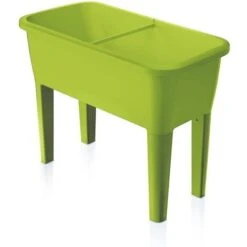 2 Unités De Potager Urbain Avec Serre De 52 Litres En Polypropylène 77 X 38 X 82 Cm Couleur Pistache. -Outsunny Eda Magasin 61259119 5