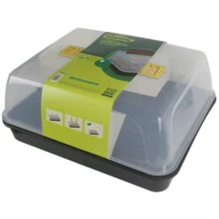 Nortene Mini-serre Pour Semis Rapid Grow En Polypropylène - Noir/transparent