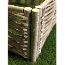 Carré Potager En Noisetier - Tressage Horizontal 70 X 70 X 30 Cm -Outsunny Eda Magasin 6538254 5
