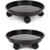 Lot De 2 Paniers à Plantes, Support Rond Pour Plantes En Pot De 30 Cm Sur Roulettes, Support Pour Pots De Fleurs Robuste Sur Roulettes, Chariot à Chariot, Plateau à Soucoupes Avec Roues Universelles 1 Lot De 2 Paniers à Plantes, Support Rond Pour Plantes En Pot De 30 Cm Sur Roulettes, Support Pour Pots De Fleurs Robuste Sur Roulettes, Chariot à Chariot, Plateau à Soucoupes Avec Roues Universelles -Outsunny Eda Magasin 65502990 1