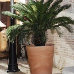 MOOVERE - Pot De Fleurs Couleur Terracota Opaque ø50x59,5cm -Outsunny Eda Magasin 65825876 3