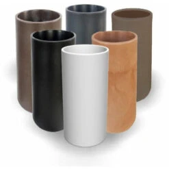 MOOVERE - Pot De Fleurs High 40 Couleur Terracota Opaque ø40x80cm -Outsunny Eda Magasin 65825915 2