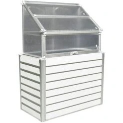 Serre Polycarbonate Réhaussée Adossée