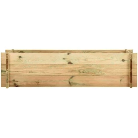 Jardinière Surélevée De Légumes Bois De Pin Imprégné 120 Cm VidaXL 4 Jardinière Surélevée De Légumes Bois De Pin Imprégné 120 Cm VidaXL – Image 2