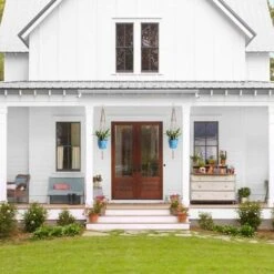 YIDOMDE Suspension 2 Pièces Pour Plantes, Panier Suspendu En Macramé, Panier Suspendu En Corde De Coton, Suspension Pour Fleurs, Suspension Pour Plantes D'intérieur, Plafond Extérieur, Décoration Mura -Outsunny Eda Magasin 70087613 5