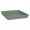 Soucoupe Carré Toscane - 32.6x32.6cm - Vert Laurier - EDA Plastiques -Outsunny Eda Magasin 70246288 1