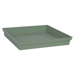 Soucoupe Carré Toscane - 32.6x32.6cm - Vert Laurier - EDA Plastiques