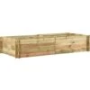 Jardinière Pour Légumes Bois De Pin Imprégné 197x100x40 Cm VidaXL -Outsunny Eda Magasin 7112550 1