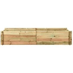 Jardinière Pour Légumes Bois De Pin Imprégné 197x100x40 Cm VidaXL 8 Jardinière Pour Légumes Bois De Pin Imprégné 197x100x40 Cm VidaXL -Outsunny Eda Magasin 7112550 2