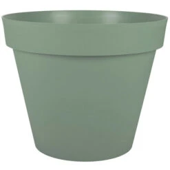 Pot Rond Toscane - 60x47cm - 76L - Vert Laurier - EDA Plastiques