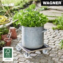 Scooter De Plante Maxigrip 38 X 38 X 11 Cm à L'extérieur + Intérieur I Capacité De Chargement 300 Kg -Outsunny Eda Magasin 72580048 4