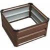 Carré Potager Gardiun Grove Cuber I Métal 50x50x26 Cm -Outsunny Eda Magasin 7283801 1