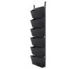 SEENLIN Sacs De Plantation Suspendus Avec 6 Poches Pots De Fleurs De Jardinage Verticaux Jardiniere Mur Suspendu Sacs De Plantation 42 X 12 Pouces, Noir - Noir -Outsunny Eda Magasin 75560823 1
