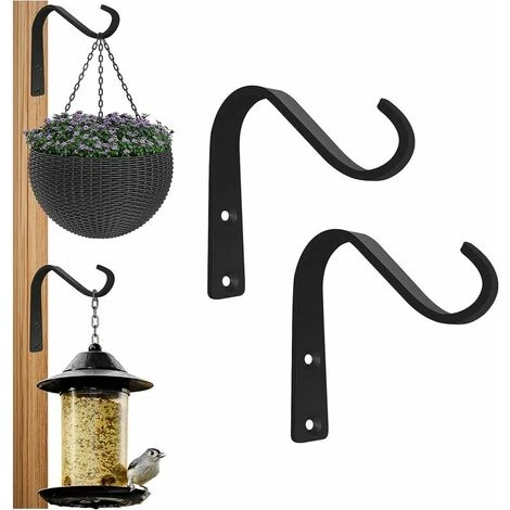 GP Lot De 4 Crochets Décoratifs En Fonte Pour Plantes Suspendues Nichoirs D'extérieur, Crochets De Support De Panier Suspendu De 12,7 Cm 3 GP Lot De 4 Crochets Décoratifs En Fonte Pour Plantes Suspendues Nichoirs D'extérieur, Crochets De Support De Panier Suspendu De 12,7 Cm