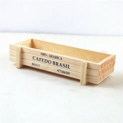 Déstockage Pot De Fleur Extérieur Bois, Bac à Fleurs Rectangulaire Jardinieres Exterieur Balcon, Pot Plante Interieur& Extérieur(1PCS Blanc)