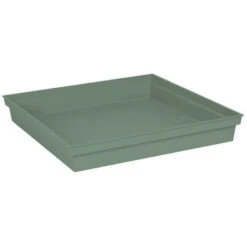 Soucoupe 40x40cm Toscane Vert Laurier - EDA Plastiques