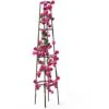 Tuteur Pour Plantes Grimpantes En Métal 200 CM Arche De Jardin Support Rosier 1 Tuteur Pour Plantes Grimpantes En Métal 200 CM Arche De Jardin Support Rosier -Outsunny Eda Magasin 77906953 1