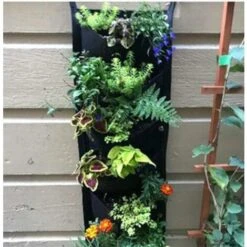 Sacs De Plantation Tenture Murale 1 Pc 7 Poches Plantation Verticale Cultivez Des Sacs Pour La Décoration De Jardin De Jardin -Outsunny Eda Magasin 80387194 3