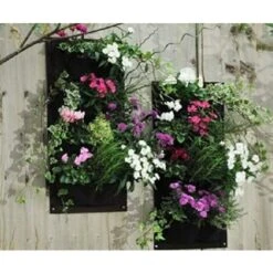 Sacs De Plantation Tenture Murale 1 Pc 7 Poches Plantation Verticale Cultivez Des Sacs Pour La Décoration De Jardin De Jardin -Outsunny Eda Magasin 80387194 4