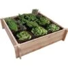 Carré Potager En Bois De Douglas CIHB - Jardinière Sur Pieds Pour Jardin Ou Balcon -Outsunny Eda Magasin 8114540 1