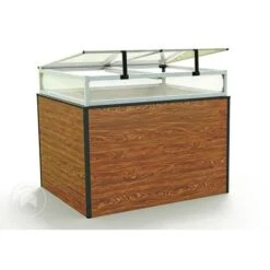 GFP Carré Potager Surélevé Pour Herbes Et Légumes Aluminium CHRISTINA - 119 X 99 X 77 Cm Indéformable Et Résistant Aux Intempéries Avec Profilés Creux Aluminium - Made In Autriche -Outsunny Eda Magasin 82172562 3