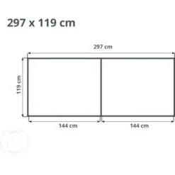 GFP Carré Potager Surélevé Pour Herbes Et Légumes Aluminium DANIELA - 297 X 119 X 77 Cm - OPTIQUE BOIS - Indéformable Et Résistant Aux Intempéries Avec Profilés Creux Aluminium - Made In Autriche -Outsunny Eda Magasin 82172640 3
