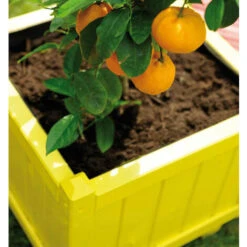 Bac à Fleurs VENDÔME Carré - 52 L -Outsunny Eda Magasin 8230018 5