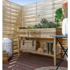 Carré Potager JARDIPOLYS Gariguette -Outsunny Eda Magasin 8230039 5