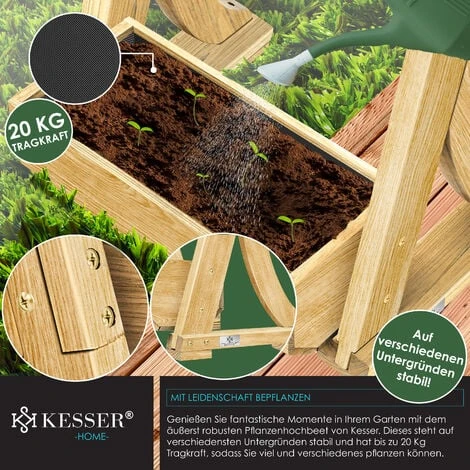 KESSER® Plate-bande Surélevée Avec étages Premium Jardinière Étagère En Escalier Pour Fleurs Étagère En Escalier Pour Plantations - Potager Parterre D’herbes Pots Plate-bande Sous Bâche Parterre Bac à 7 KESSER® Plate-bande Surélevée Avec étages Premium Jardinière Étagère En Escalier Pour Fleurs Étagère En Escalier Pour Plantations - Potager Parterre D’herbes Pots Plate-bande Sous Bâche Parterre Bac à – Image 5