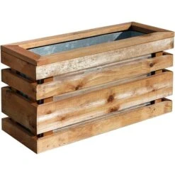 Jardinière LIGN Z - L50 X P15 X H25