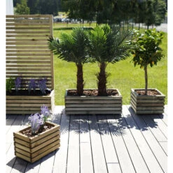 Bac à Fleurs Rectangle 80 - 64L. -Outsunny Eda Magasin 8342086 4