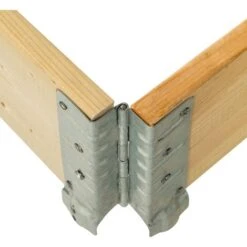 Carré Potager De Jardin Pliable Et Empilable 120x80x19cm - Jardin En Carré, Carré De Jardin, Potager Surélevé - 1 -Outsunny Eda Magasin 83695131 4