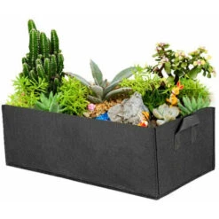 Sac De Culture De Plantes 2 Pièces Sac De Plantation Non Tissé Avec Poignées Pour Pommes De Terre, Tomates Et Fraises, Style 1 -Outsunny Eda Magasin 85569434 5