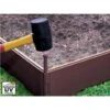 Carré Potager Modulable En Résine 260 Litres - L120 X L120 X H20 Cm Marron - POTALY -Outsunny Eda Magasin 87449916 1