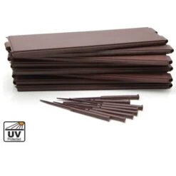 Carré Potager Modulable En Résine 260 Litres - L120 X L120 X H20 Cm Marron - POTALY -Outsunny Eda Magasin 87449916 3