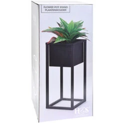 Cache-pot Sur Pied En Métal -Outsunny Eda Magasin 87897375 4