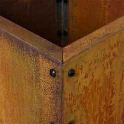 Carré Potager En Acier Rouillé 40x40x40 Cm -Outsunny Eda Magasin 89613746 4