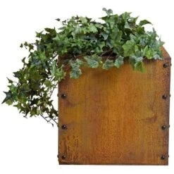 Carré Potager En Acier Rouillé 40x40x40 Cm -Outsunny Eda Magasin 89613746 5