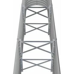 Jardinière De Jardin Acier Enduit De Poudre 152x40x68 Cm Gris -Outsunny Eda Magasin 89828234 5