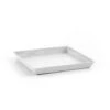 ECOPOTS Soucoupe Square 30 Blanc Pur - 28 X 28 X H. 3 Cm -Outsunny Eda Magasin 89904430 1